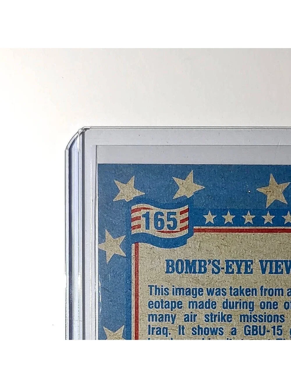 Bomb’s-Eye View 1991 Topps Desert Storm #165 Card - Picture 7 of 10